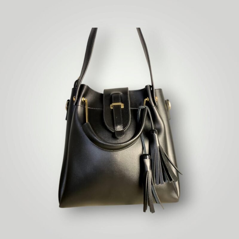 Alexa Black 3 Piece Handbag