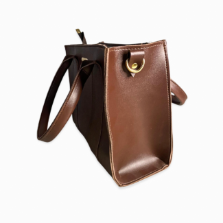 Royal Brown Torte Handbag With Strap