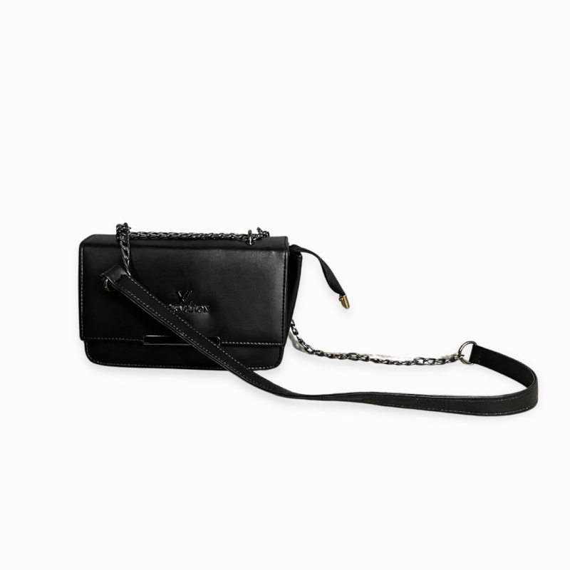 LV Sling Strap Black Shoulder Bag