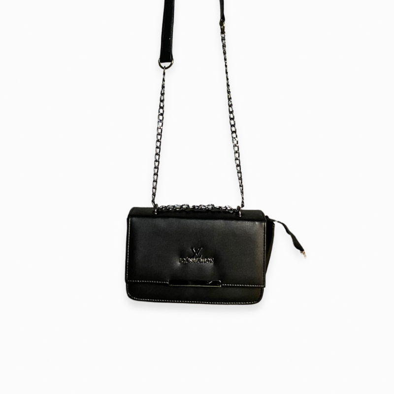 LV Sling Strap Black Shoulder Bag