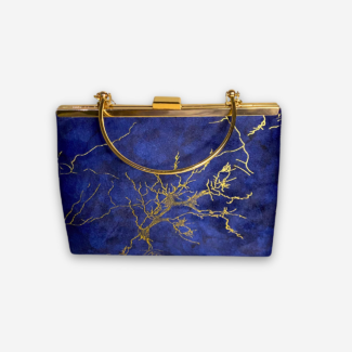 Velvety Texture Chain Shoulder Handbag